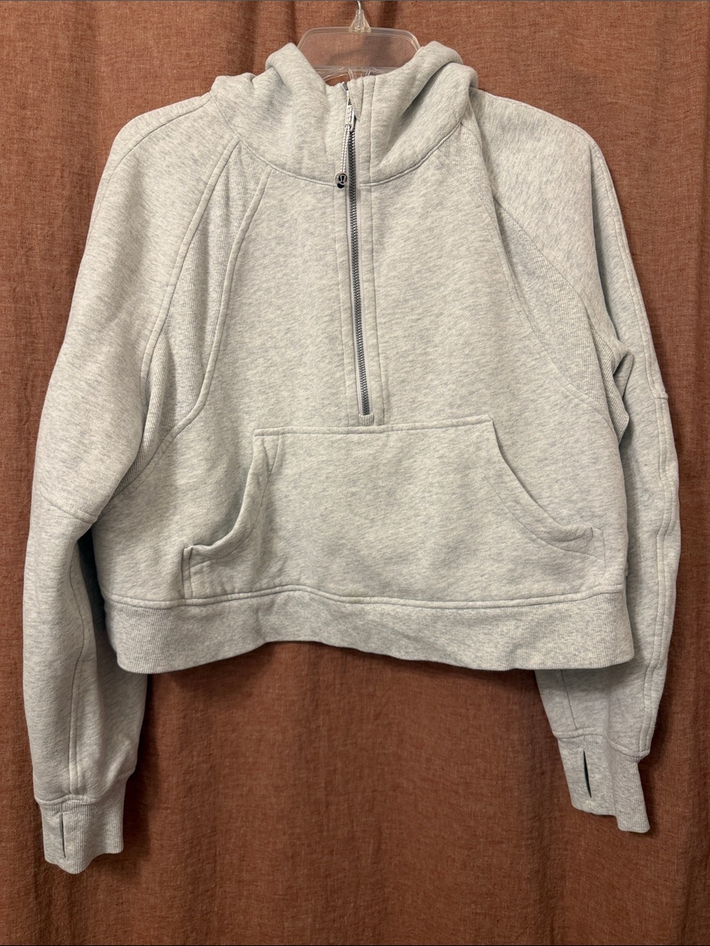 Lululemon Cropped Scuba Quarter Zip Hoodie